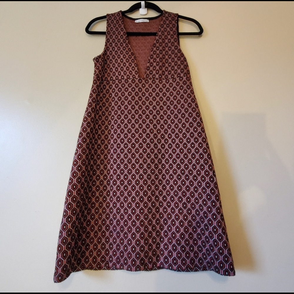 Zara Trafaluc V-neck Sleevesless Dress